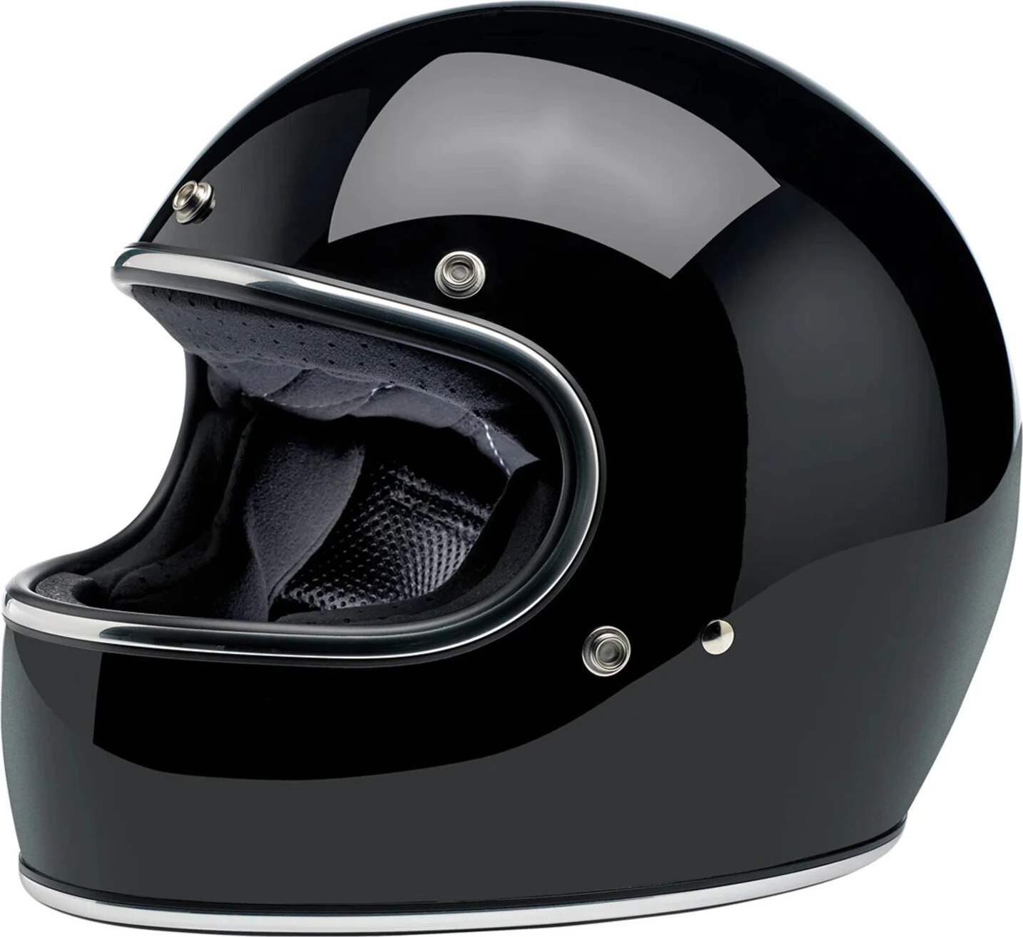 Biltwell Gringo helmet, Black, M, Gloss