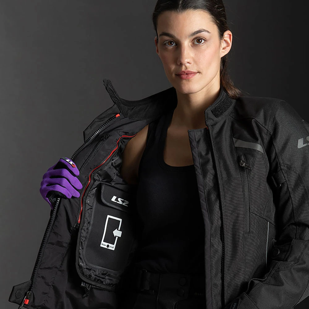 LS2 Serra Evo Lady Jacket - Black, 2XL