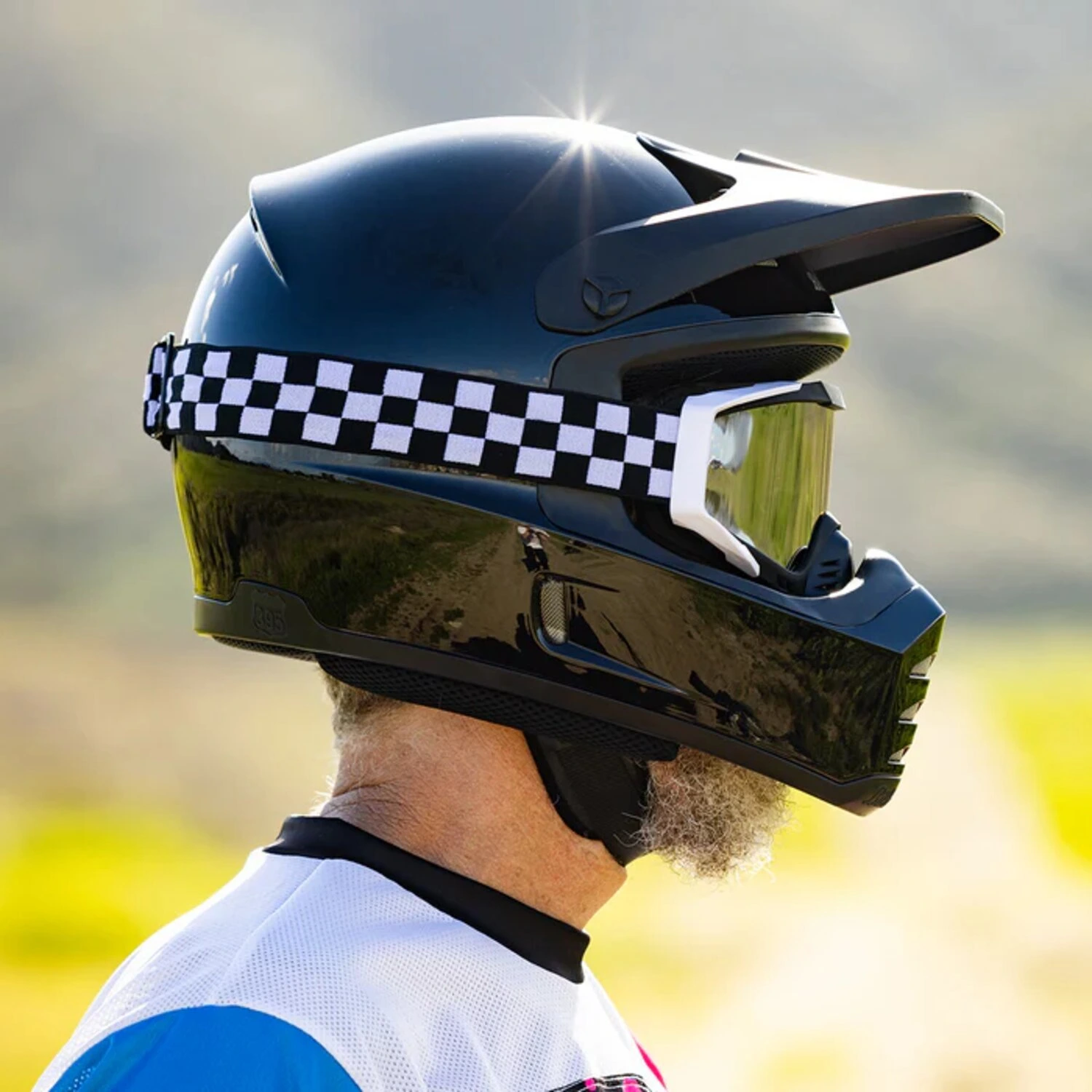 Biltwell Ridgeline goggles checkers, Black
