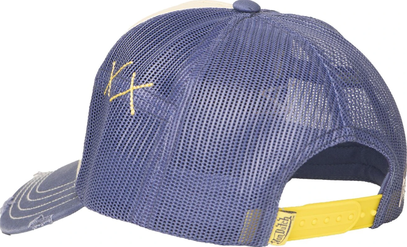 Von Dutch Trucker mesh cap, blue, Beige