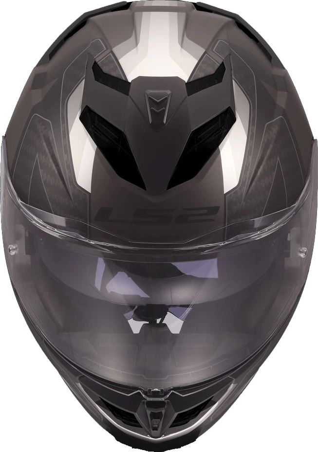 LS2 FF818 STORM III SPORTY Helmet - Black Grey, 2XL