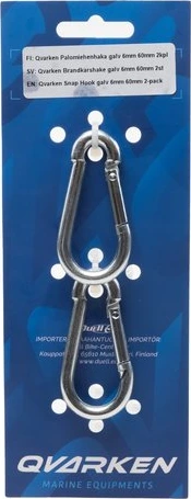 Qvarken Snap Hook galv 12mm 140mm