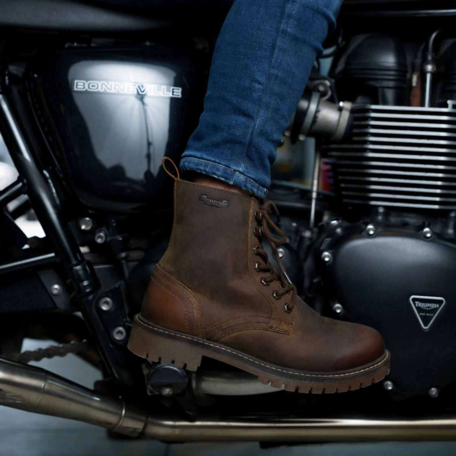 Trip Machine Derby boots, rusty wrangler, 42