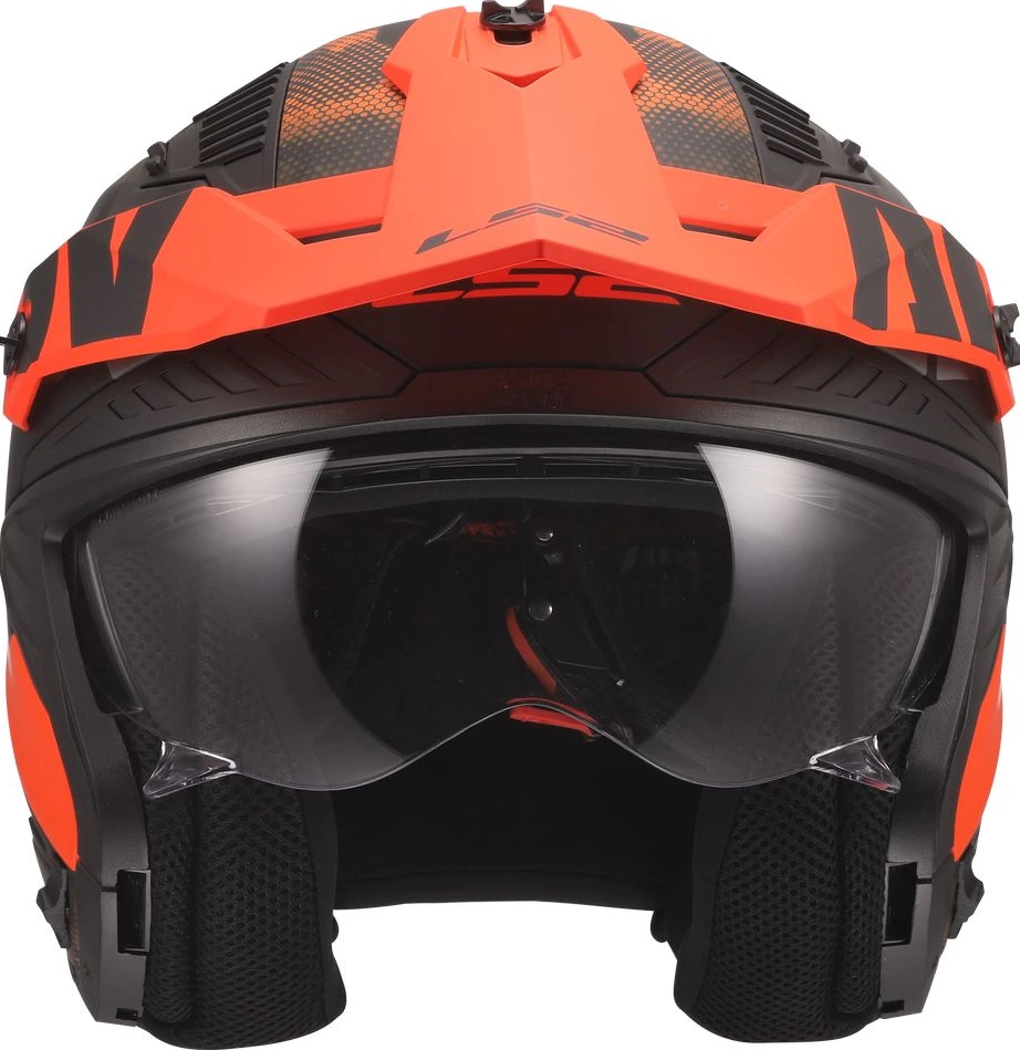 LS2 OF606 DRIFTER GAS Helmet - 2XL, Grey Orange