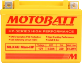 Motobatt Литиевая батарея MLX4U Max-HP