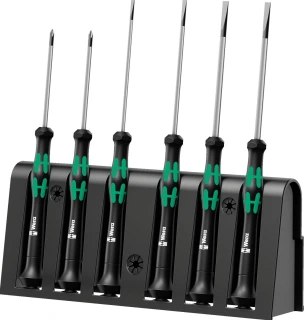 Wera micro screwdriver set 6 pcs for electronic applications