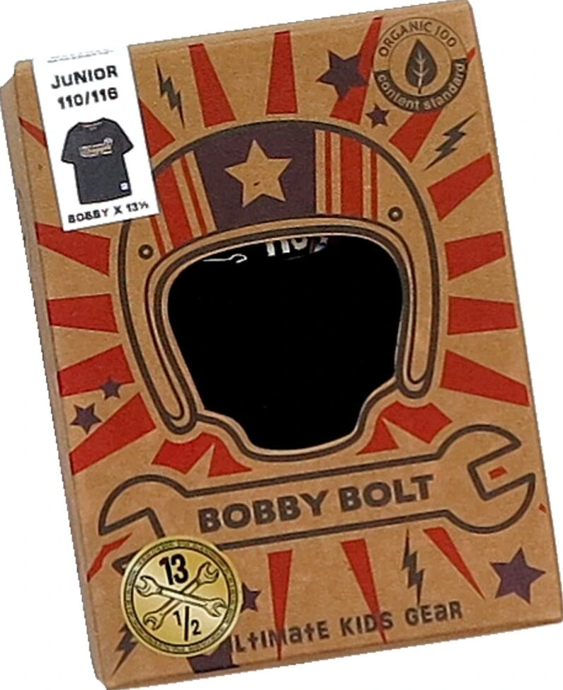 Bobby Bolt It's a chopper baby t-shirt, Black, 134/140