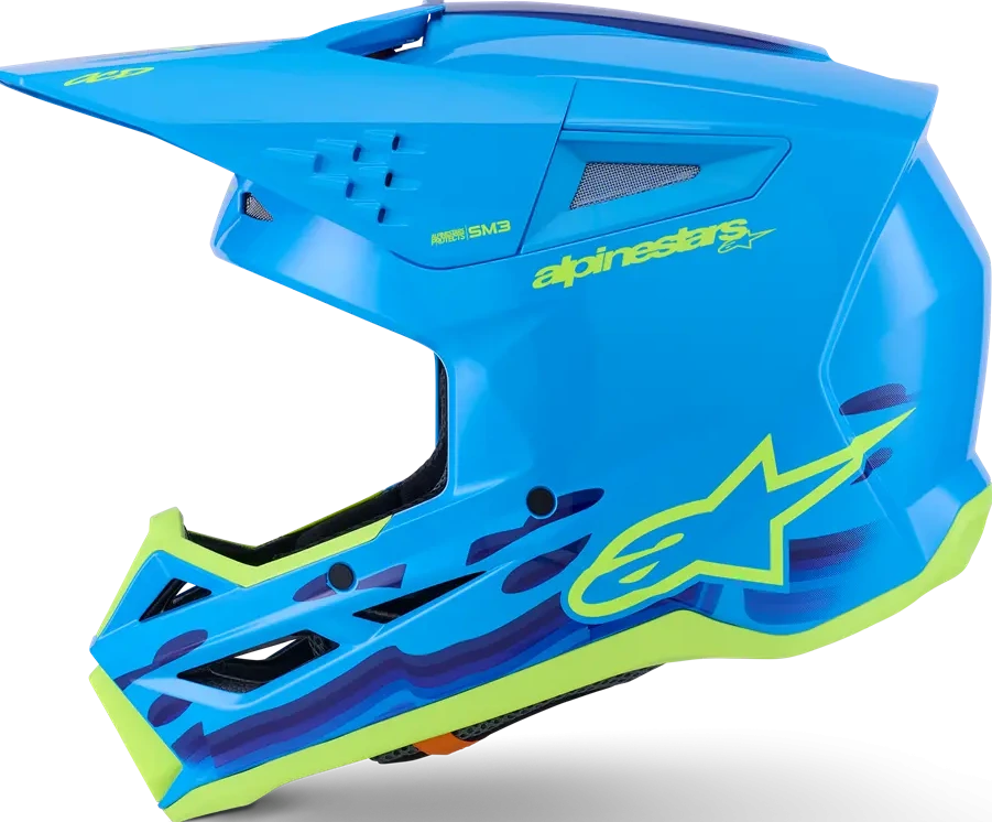 HELMET SM3 FORCE CYAN XS