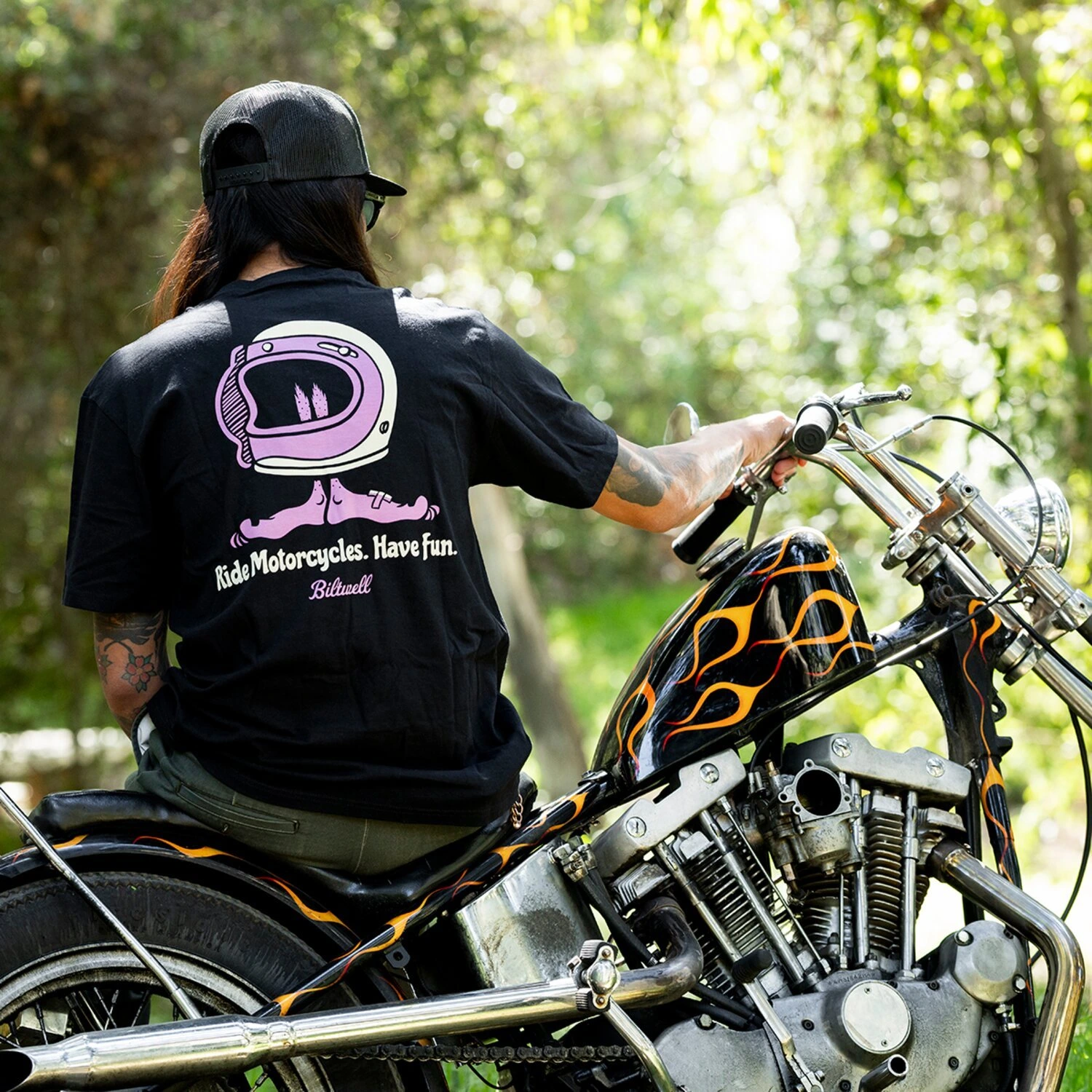 Biltwell Shorty t-shirt, Black, L