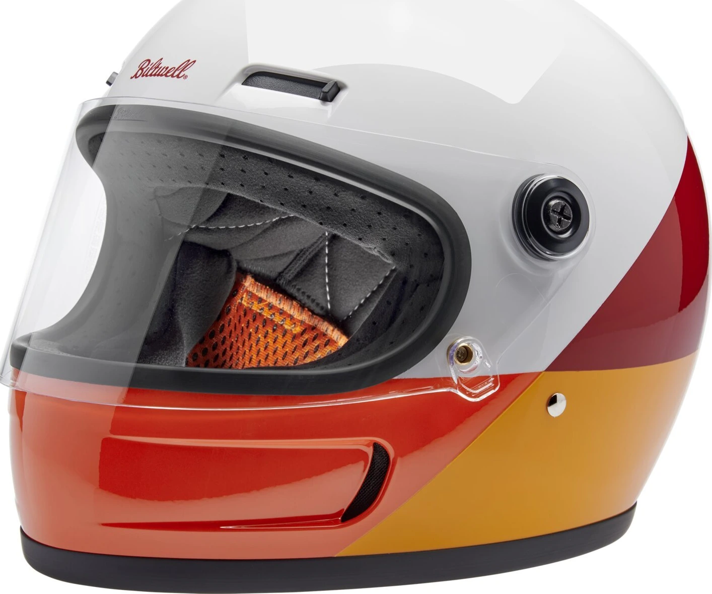Biltwell Gringo SV helmet Intersection Warm, White, XS, Graphic