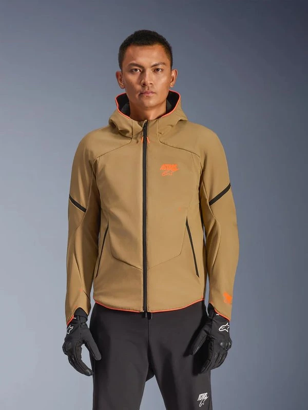 Alpinestars Jacket Aeroshell Waterproof Khaki, XL