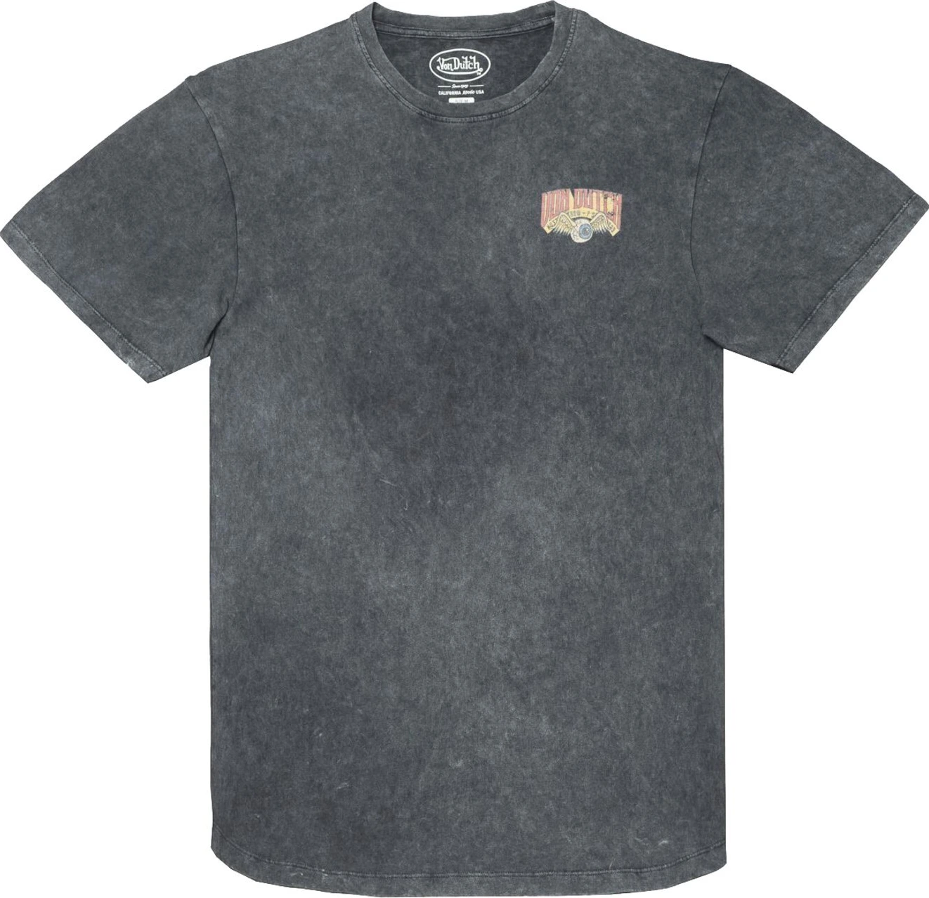 Von Dutch Reaper t-shirt, washed Black, Black, 2XL