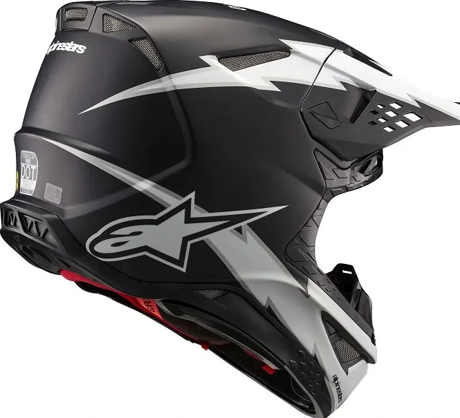 HELMET SM10 AMP BLK/WT S