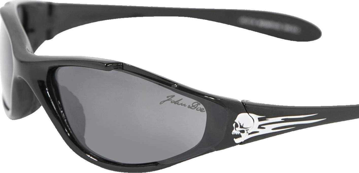 John Doe Memphis sunglasses, skull Black