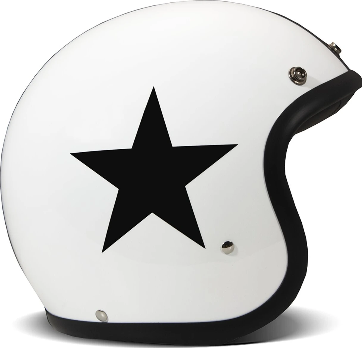 DMD Retro helmet, star White, White, XS, Graphic