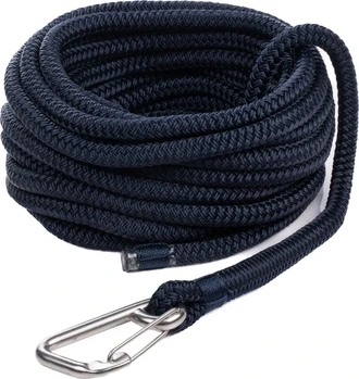 Qvarken Mooring Rope Dockline with hook 14mm 6m navy