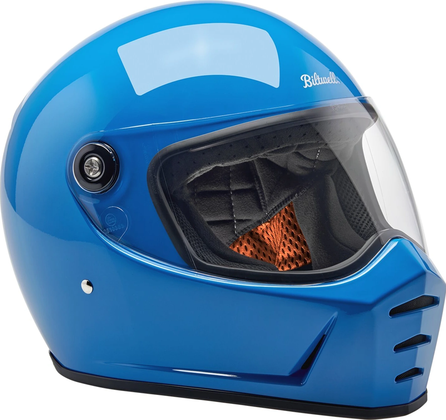 Biltwell Lane Splitter helmet, tahoe Blue, Blue, S, Gloss