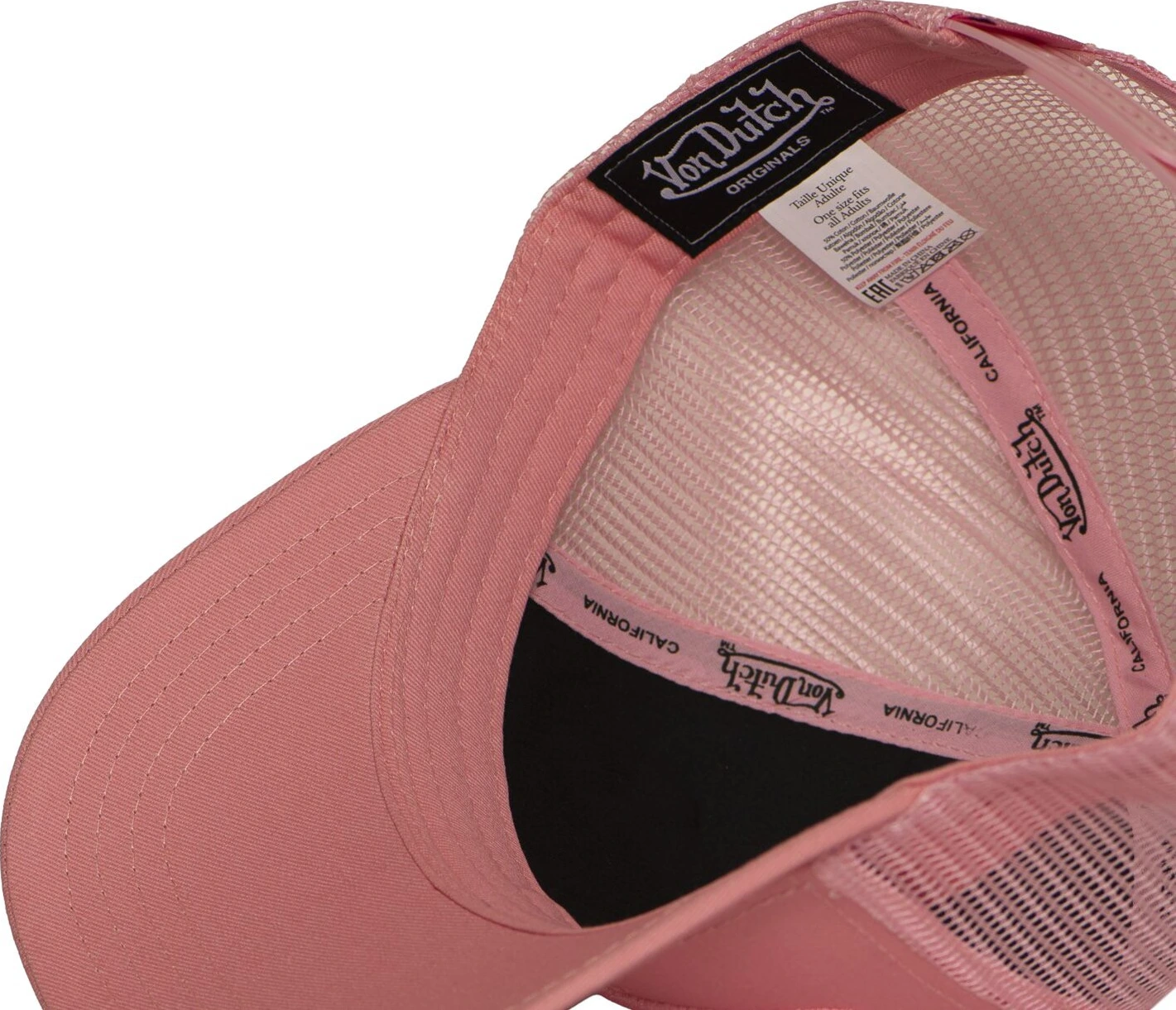 Von Dutch Embroidery Style cap, Pink