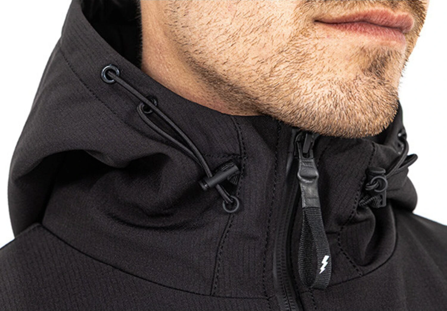 John Doe Hoodie V3 Softshell Rip-Stop, Black, 2XL