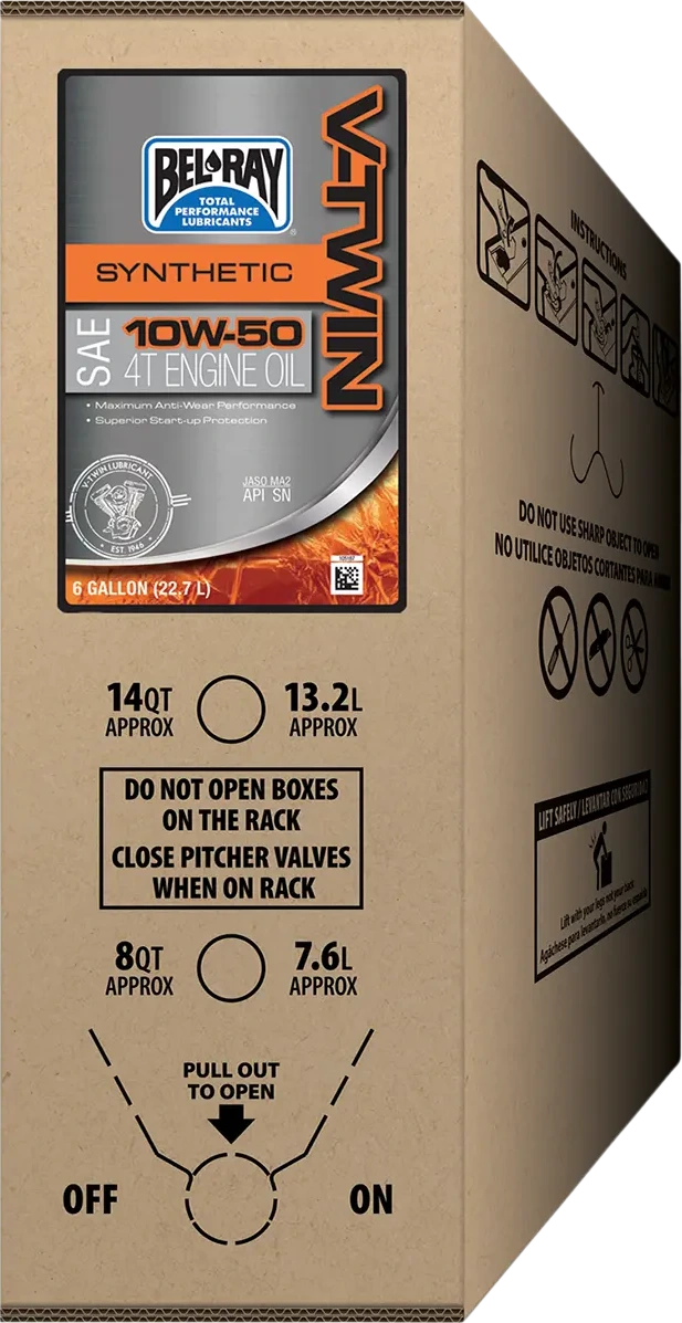 OIL VTWIN SYN 10W50 6GL