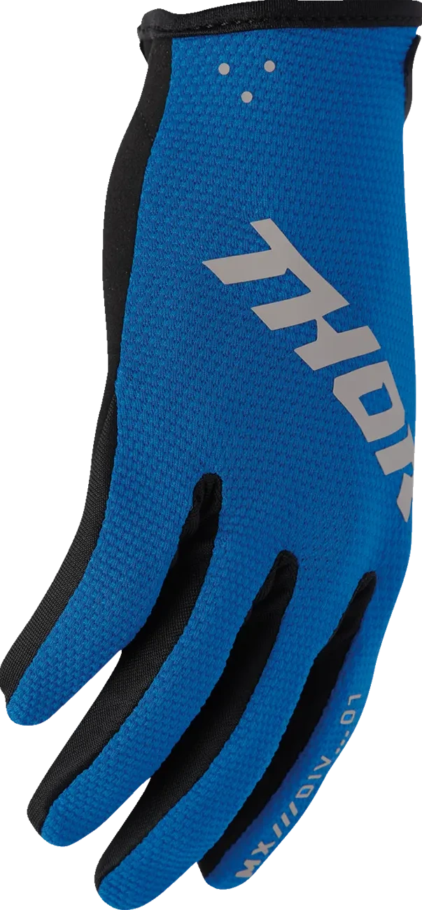 GLOVES RIDEMODE STATIC BLUE XS