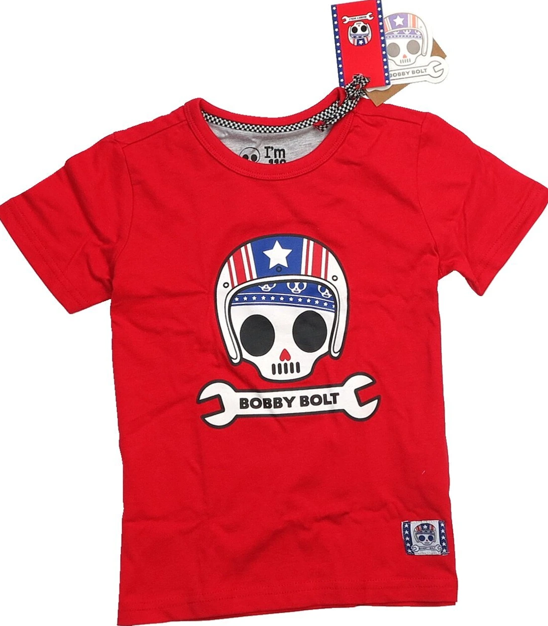 Bobby Bolt McKinley t-shirt, Red, 158/164