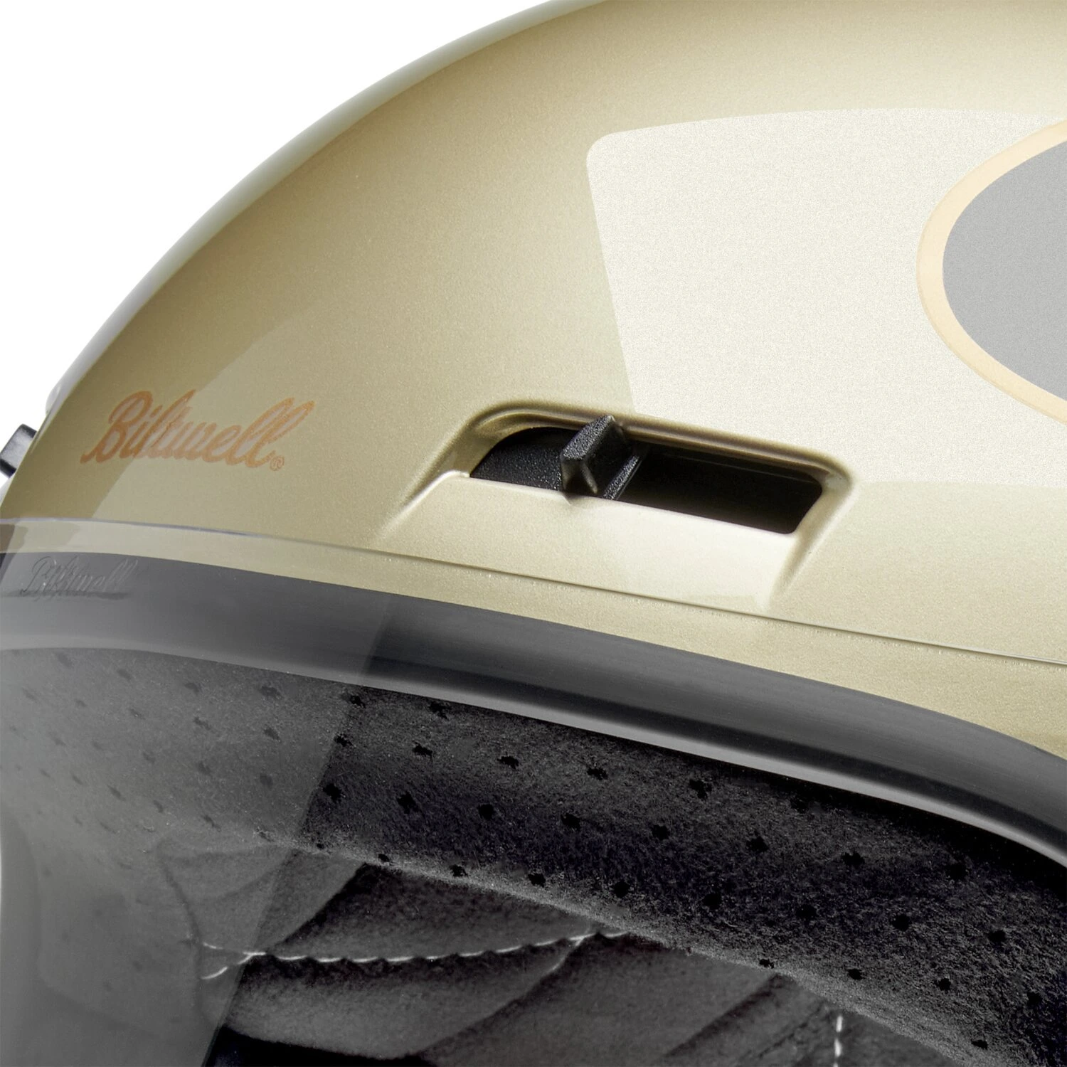 Biltwell Gringo SV helmet, tracker champagne Gold, XS, Metallic