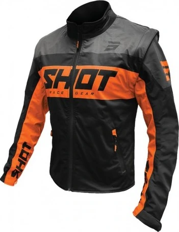 Shot Jacket Softshell Lite 3.0 Black/Orange, XS