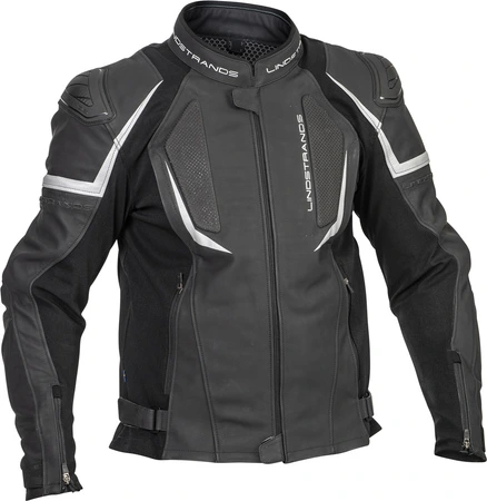 Lindstrands Leather Jacket Sanden Black 46