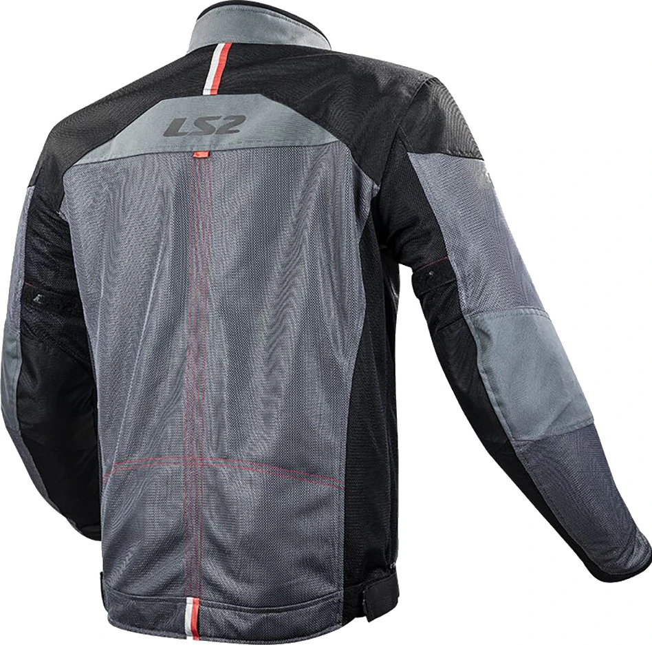 LS2 Alba Man Jacket - Dark Grey Black, 3XL