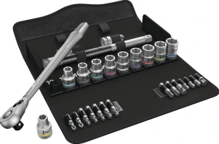 Wera Zyklop metal ratchet switch kit 1/2" drive Metric sizes