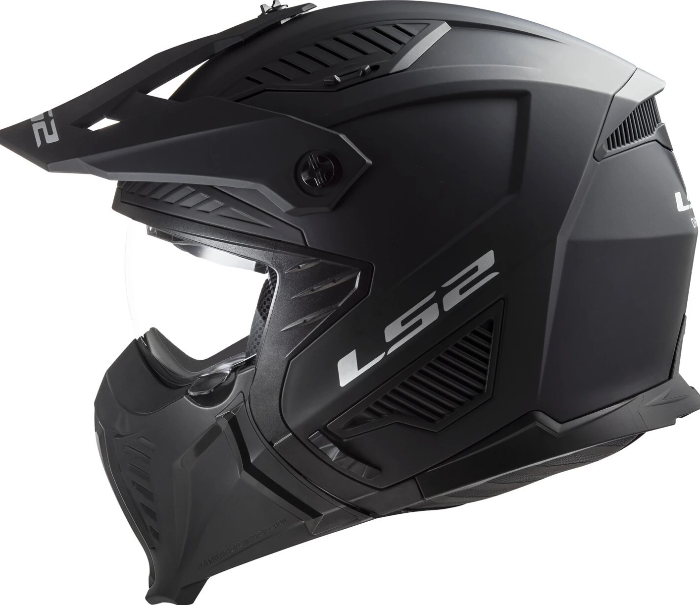 LS2 Drifter Solid helmet, Black, XS, matt