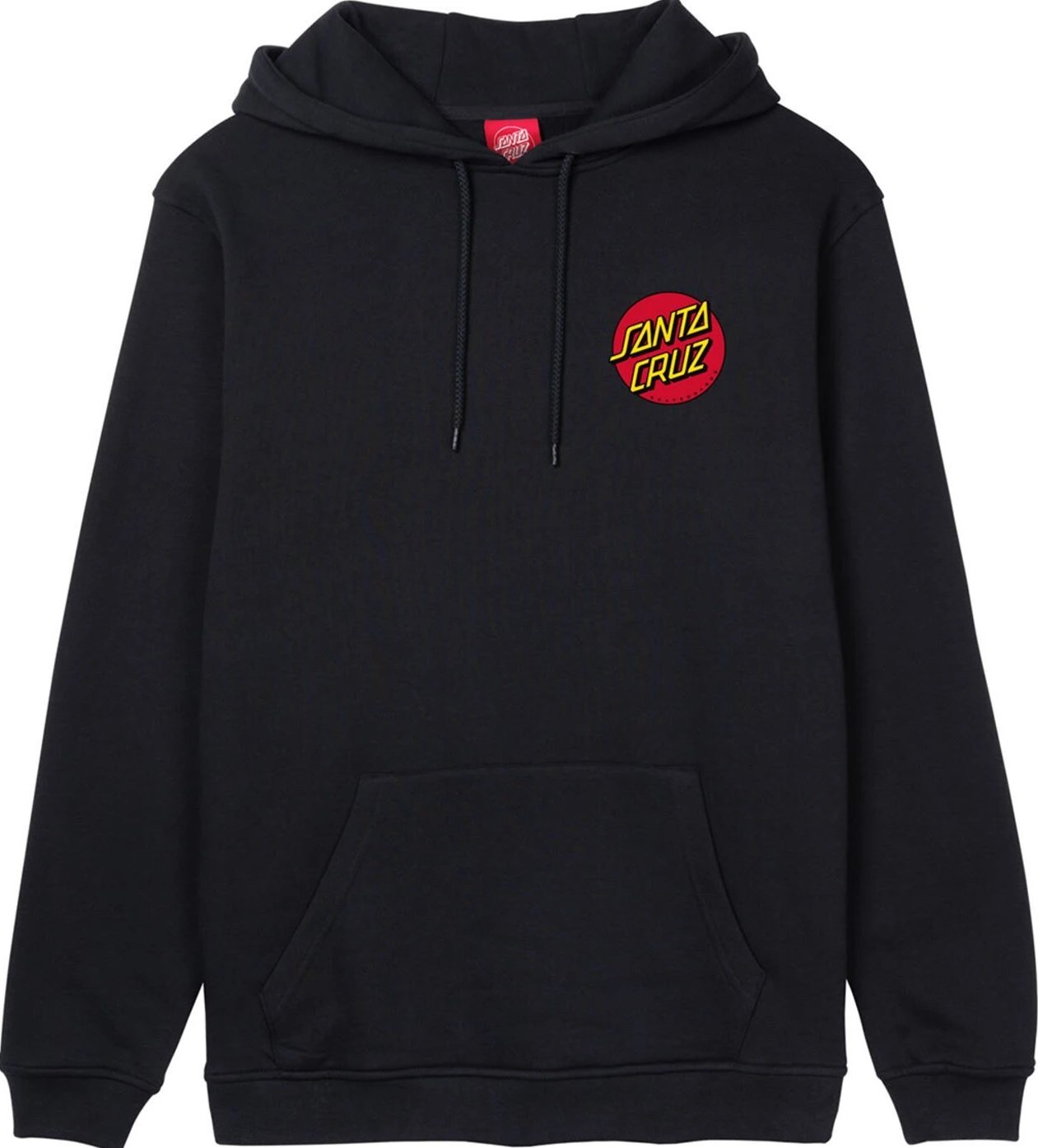 Santa Cruz Dot Chest hoodie, Black, M