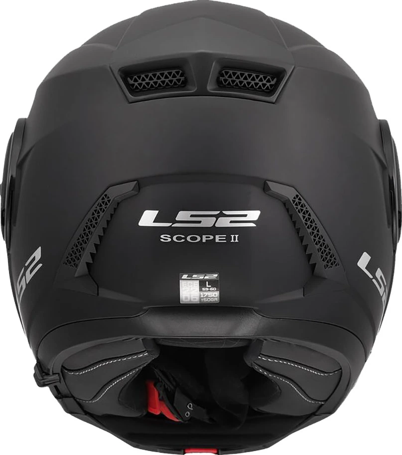 LS2 FF902 SCOPE II Solid Helmet - XL, Matt Black
