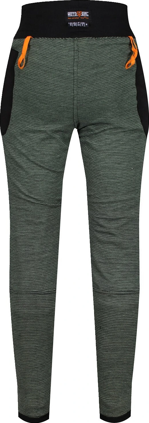 MotoGirl Ribbed Knee leggings black, 44