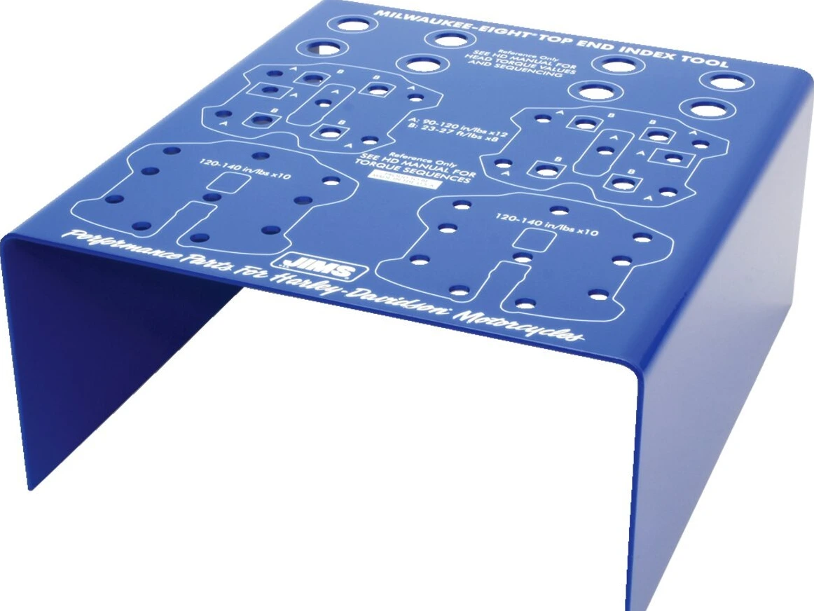 JIMS, M8 hardware organizer stand. Top End, Blue