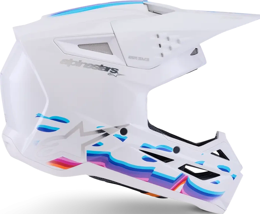 HELMET SM3 FORCE WHITE-GLOSS XS