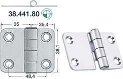 hinge w/release pin 60.4x38.1