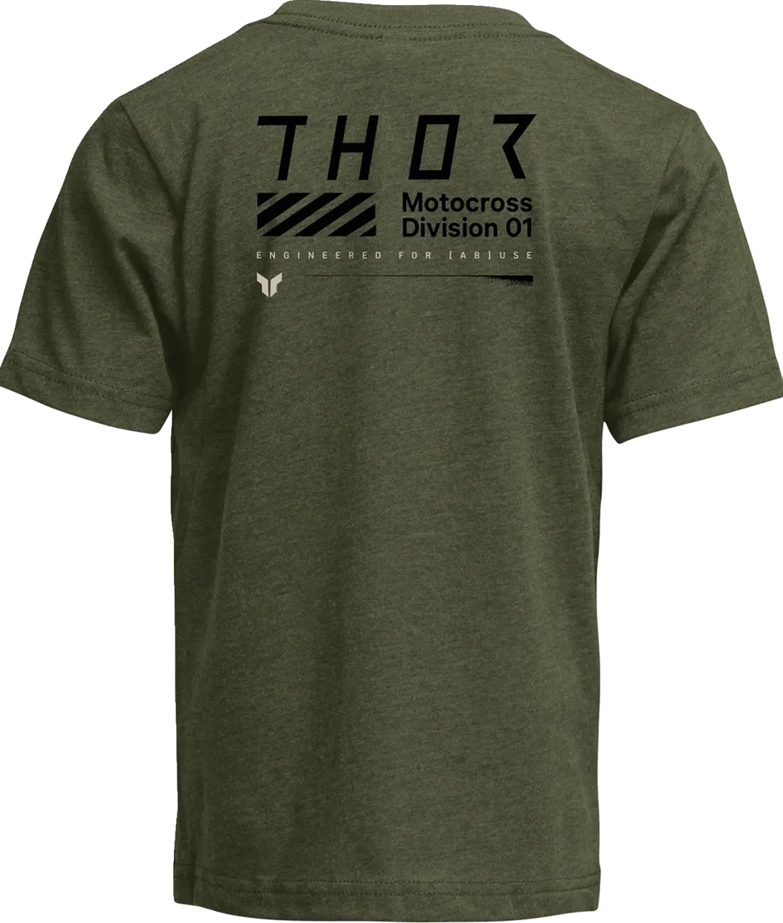 TEE YTH STAMP OLIVE XS
