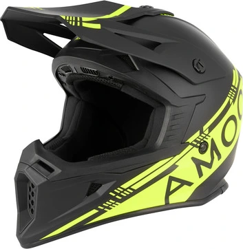 AMOQ Meteor V2 Helmet Black/HiVis, XS