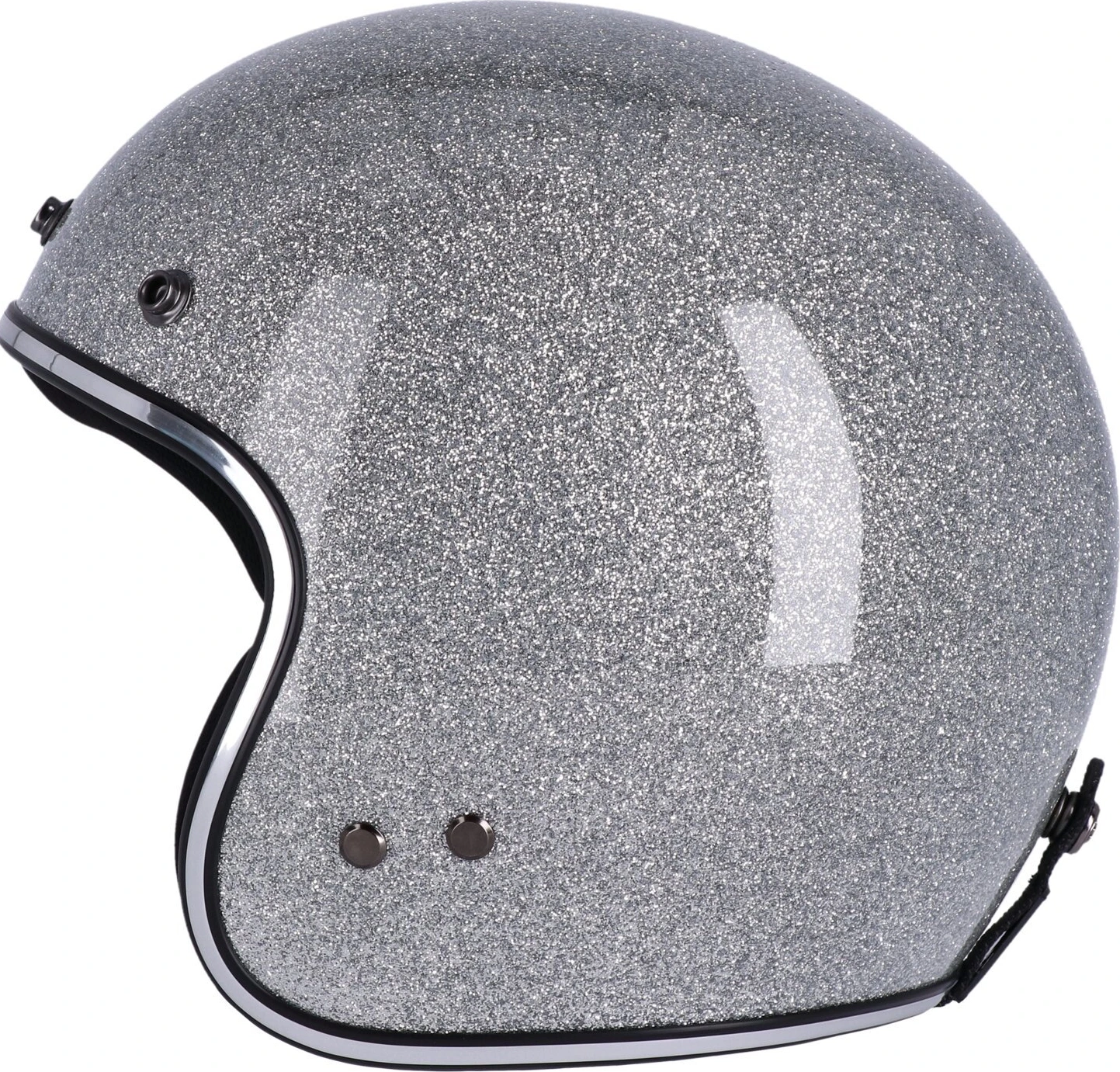 Roeg JETT helmet, disco ball Silver, Silver, L, Metal Flake