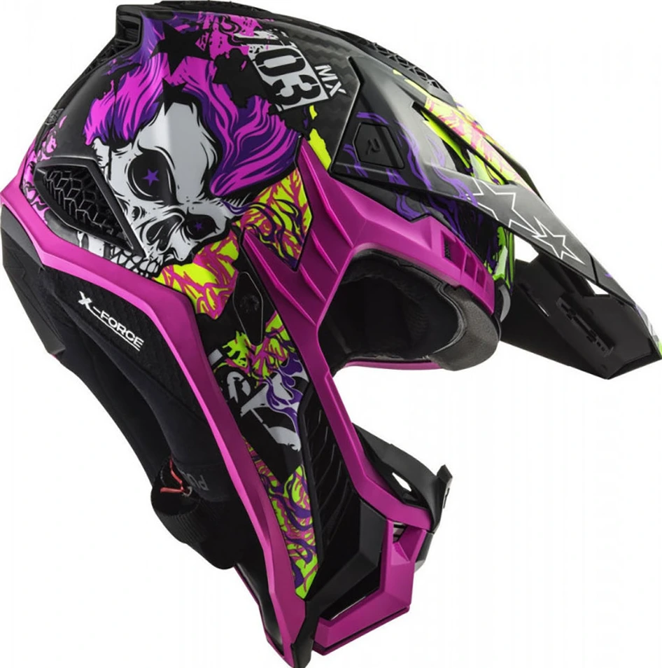 LS2 MX703 C X-FORCE FIRESKULL helmet