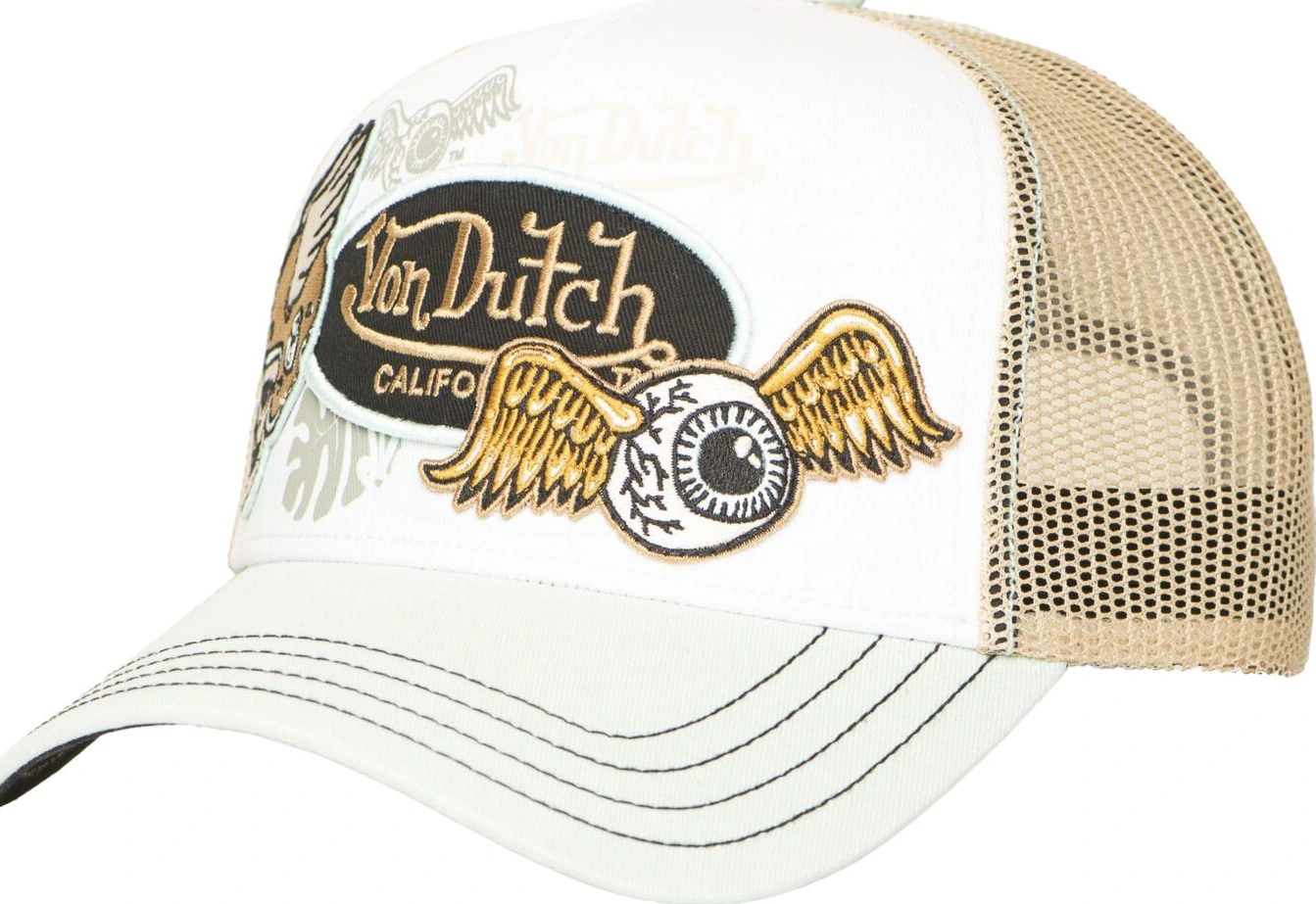 Von Dutch Trucker cap patches 16, White