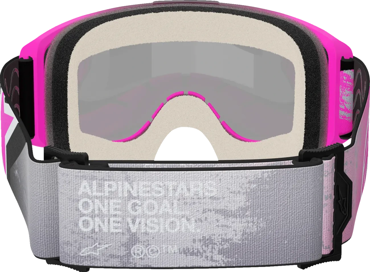 GOGGLE VISION 5 LAHND IRON/PINK MIRROR-SIL