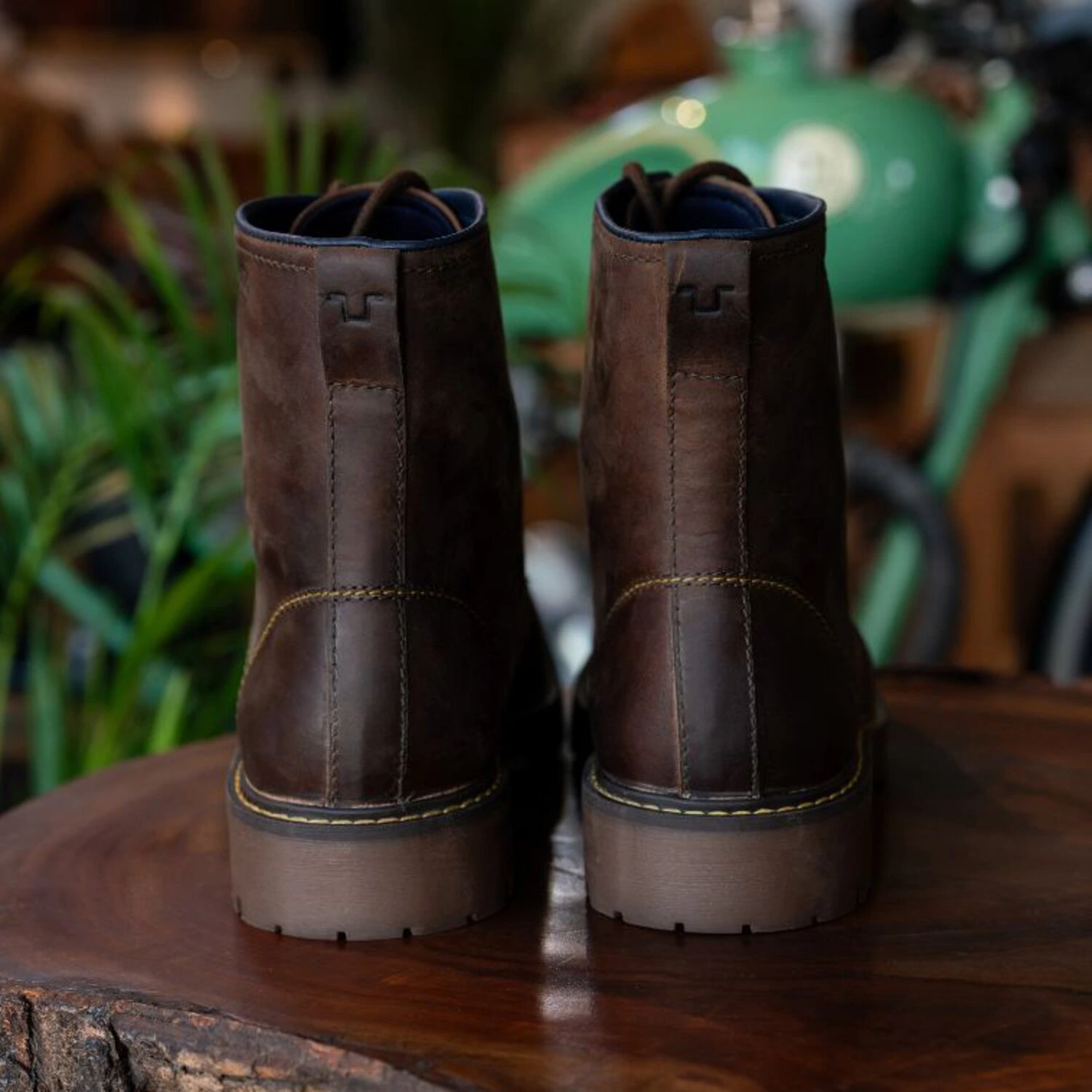 Trip Machine Moc-toe boots, mocha, 42