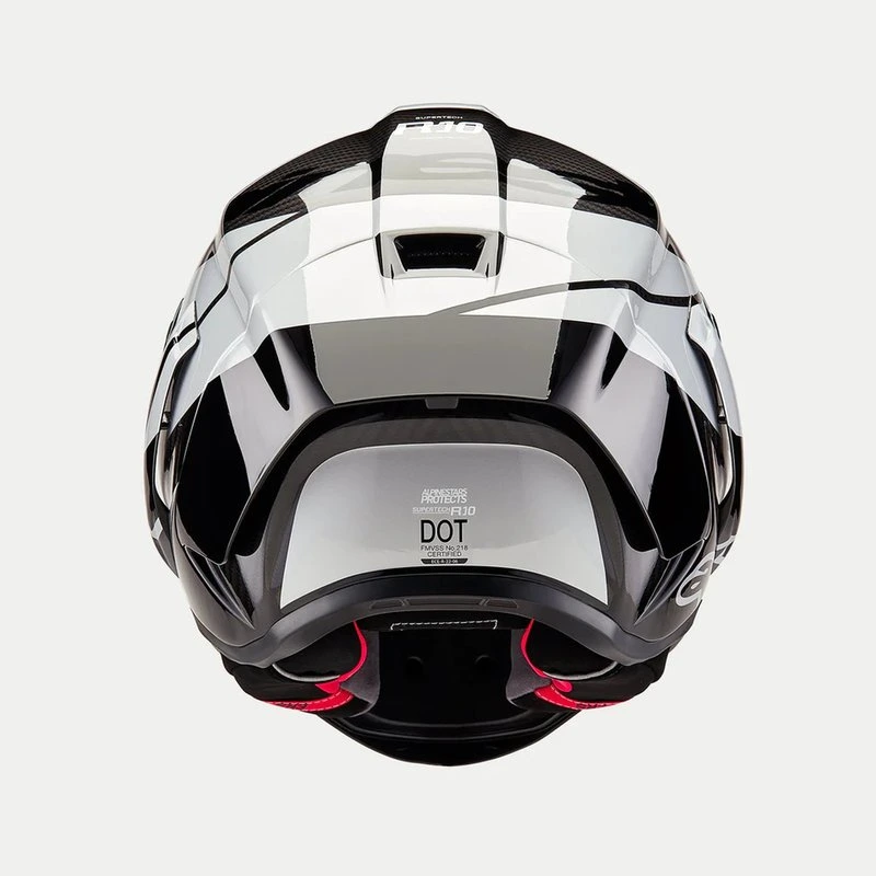 Alpinestars Helmet Supertech R10 Element Black/Carb/Silver, XS