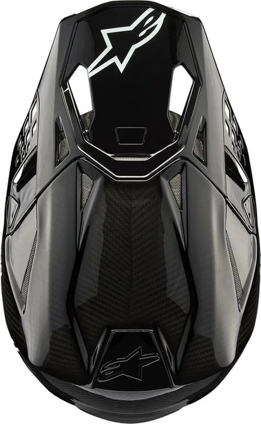 Alpinestars Helmet S-M10 2206 Solid Glossy Carbon, XS