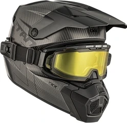 CKX Helmet Titan AMS Matt Carbon + Heated Goggles