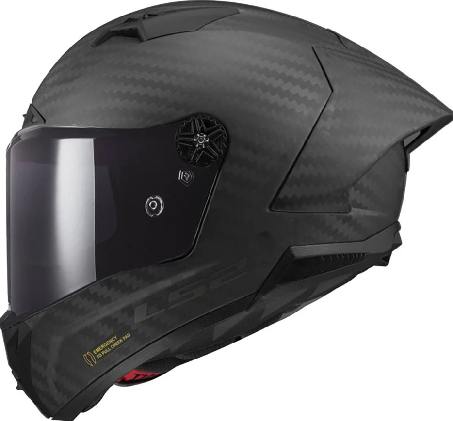 LS2 FF805 THUNDER GP PRO FIM helmet - XL, Matt Black