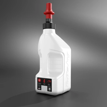Tuff Jug 10L Baltas su Raudonu Ripper Cap (GEN 3)